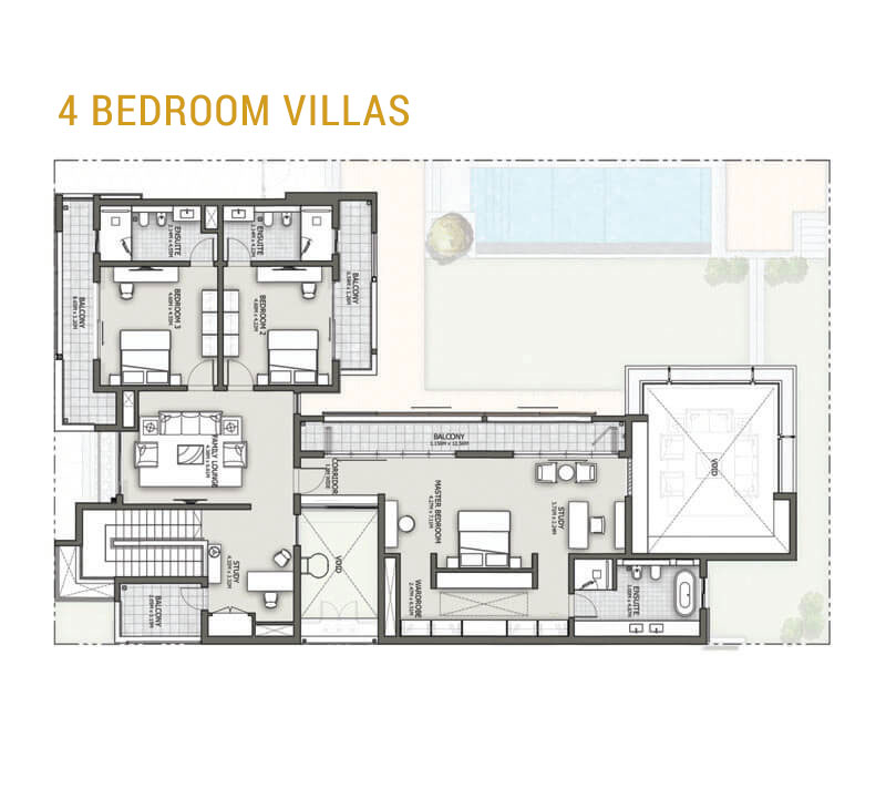 Sobha Forest villas floor plan