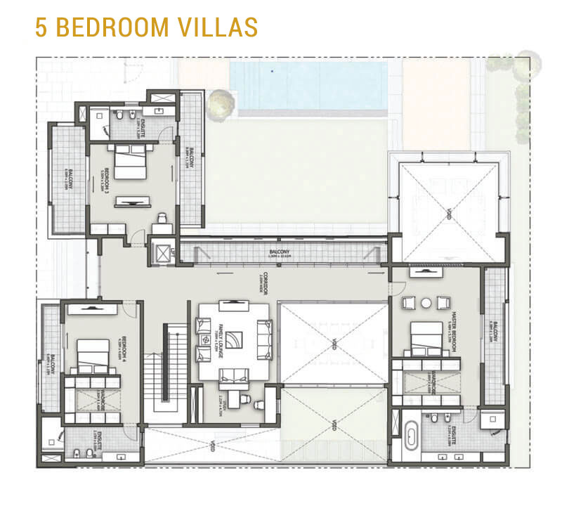 Sobha Forest villas floor plan